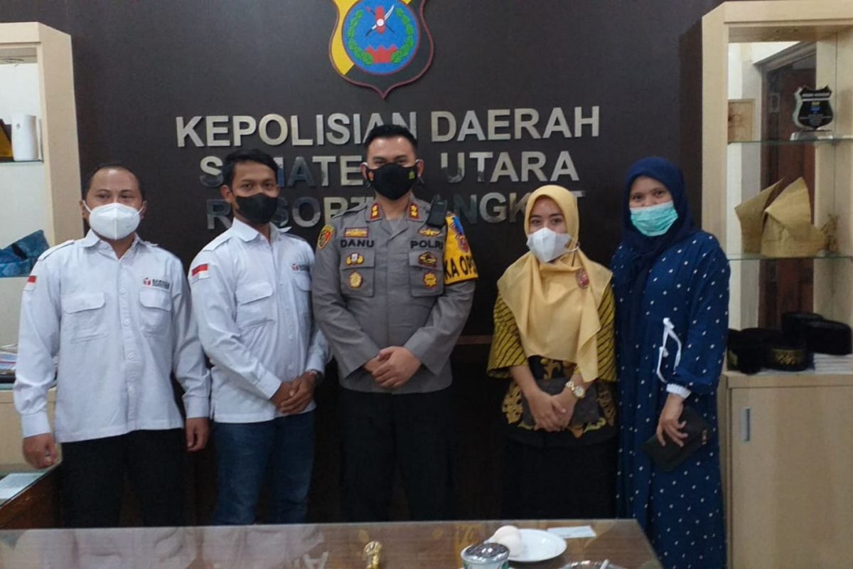 Bawaslu Langkat paparkan tahapan pemilu kepada  kapolres