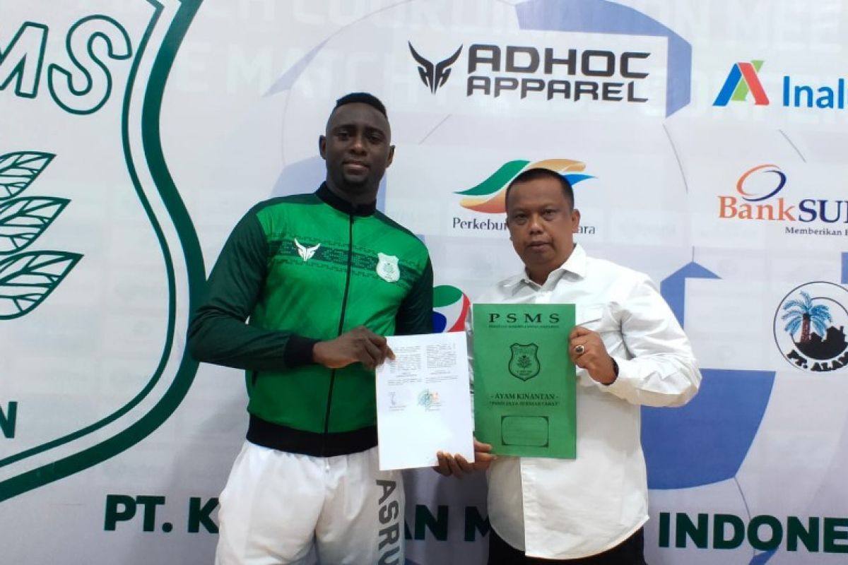 Pemain naturalisasi Mamadou Barry resmi bergabung ke PSMS