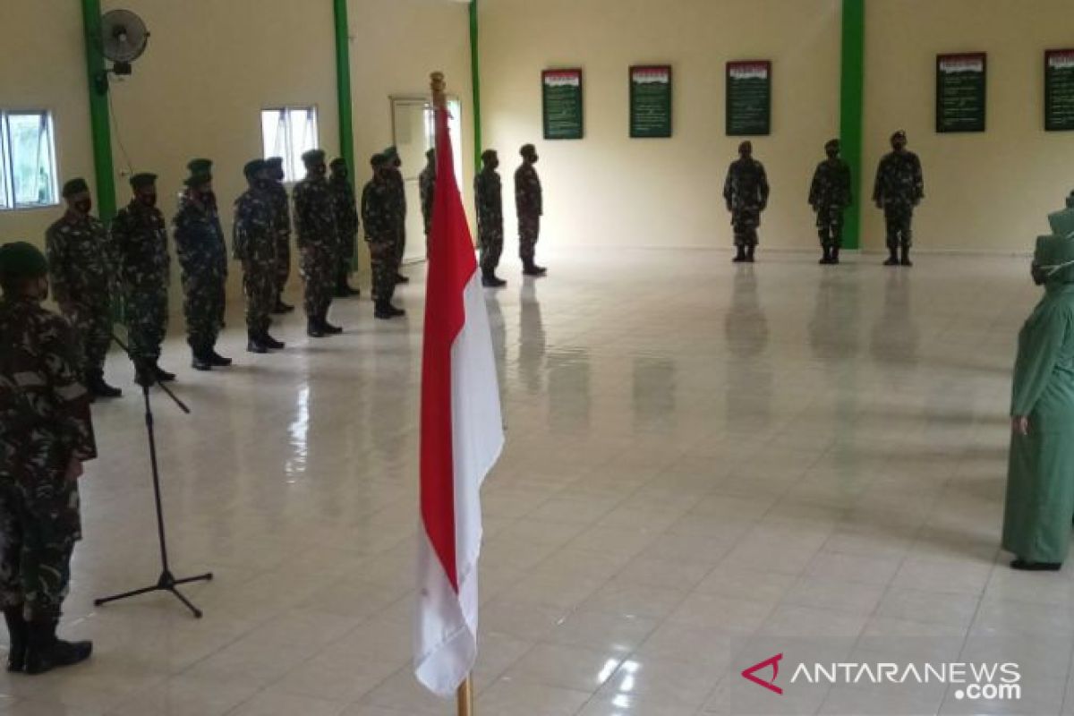Tujuh personel Kodim 0414 Belitung naik pangkat
