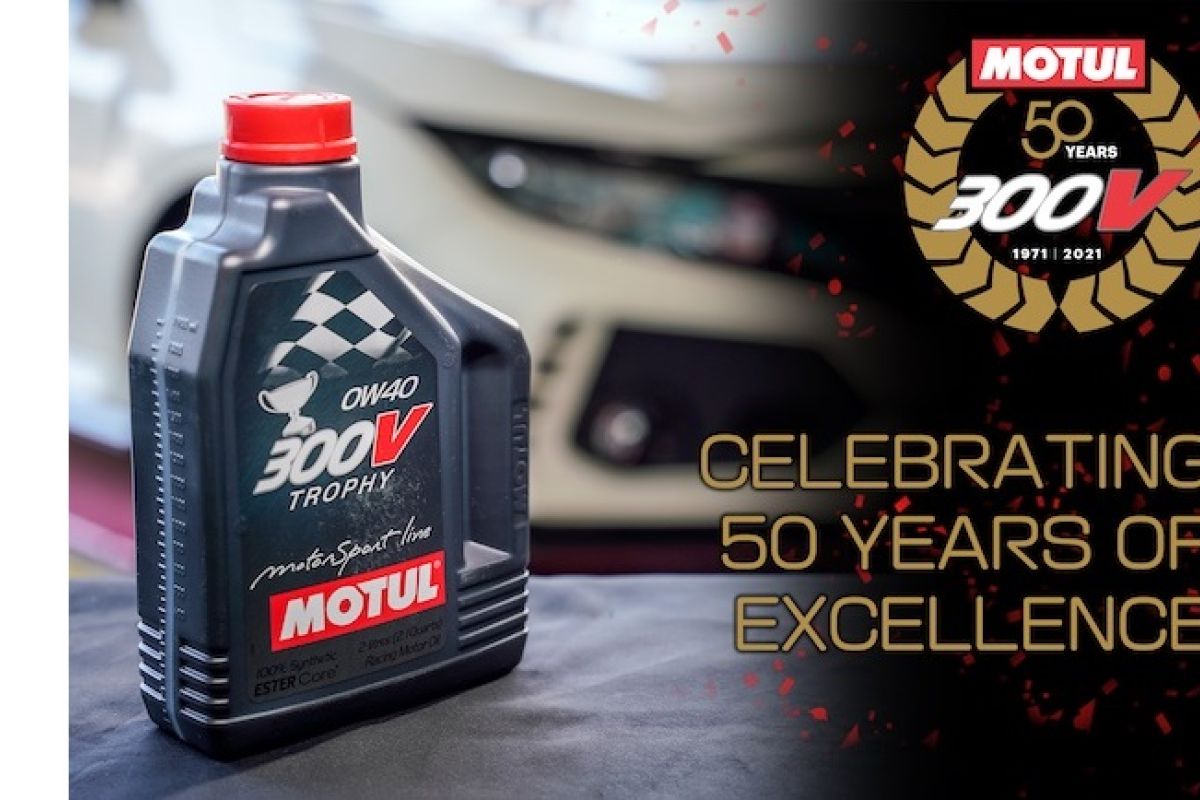 Motul celebrates Golden Jubilee of the iconic 300V