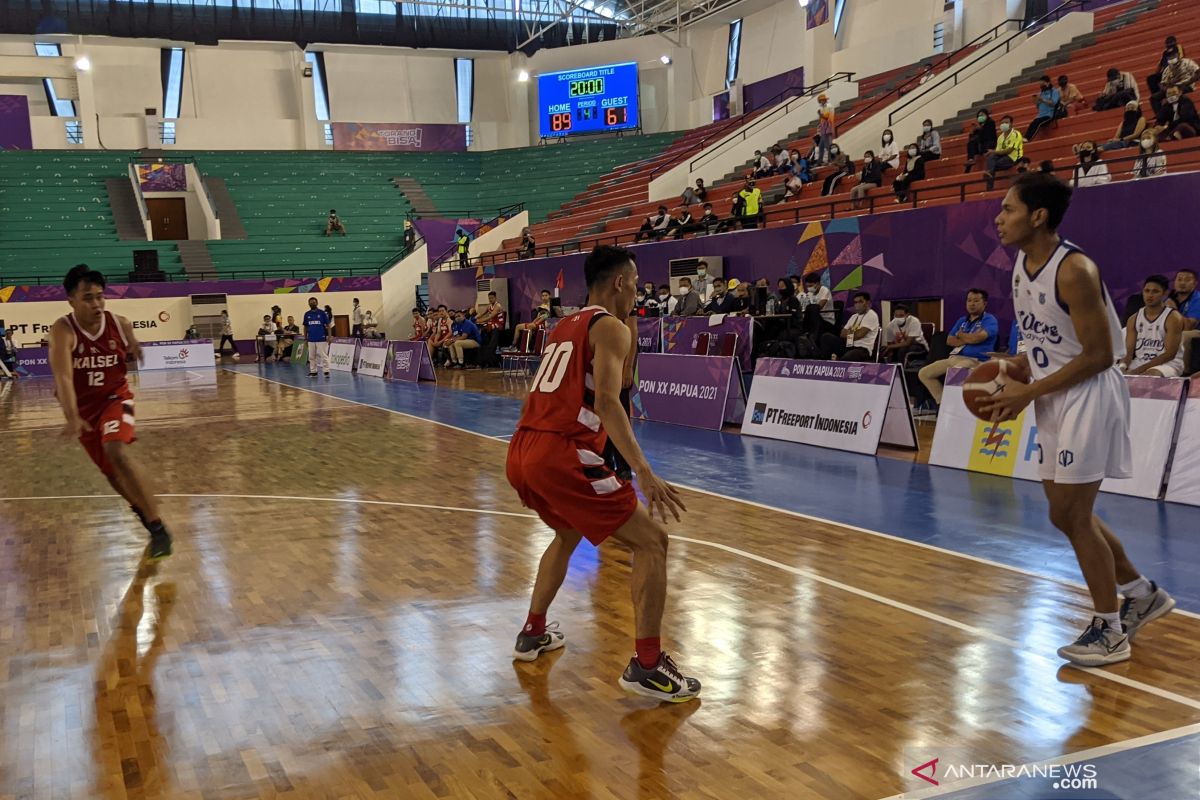 Tim basket PON Jateng raup kemenangan, taklukkan Kalsel 107-68