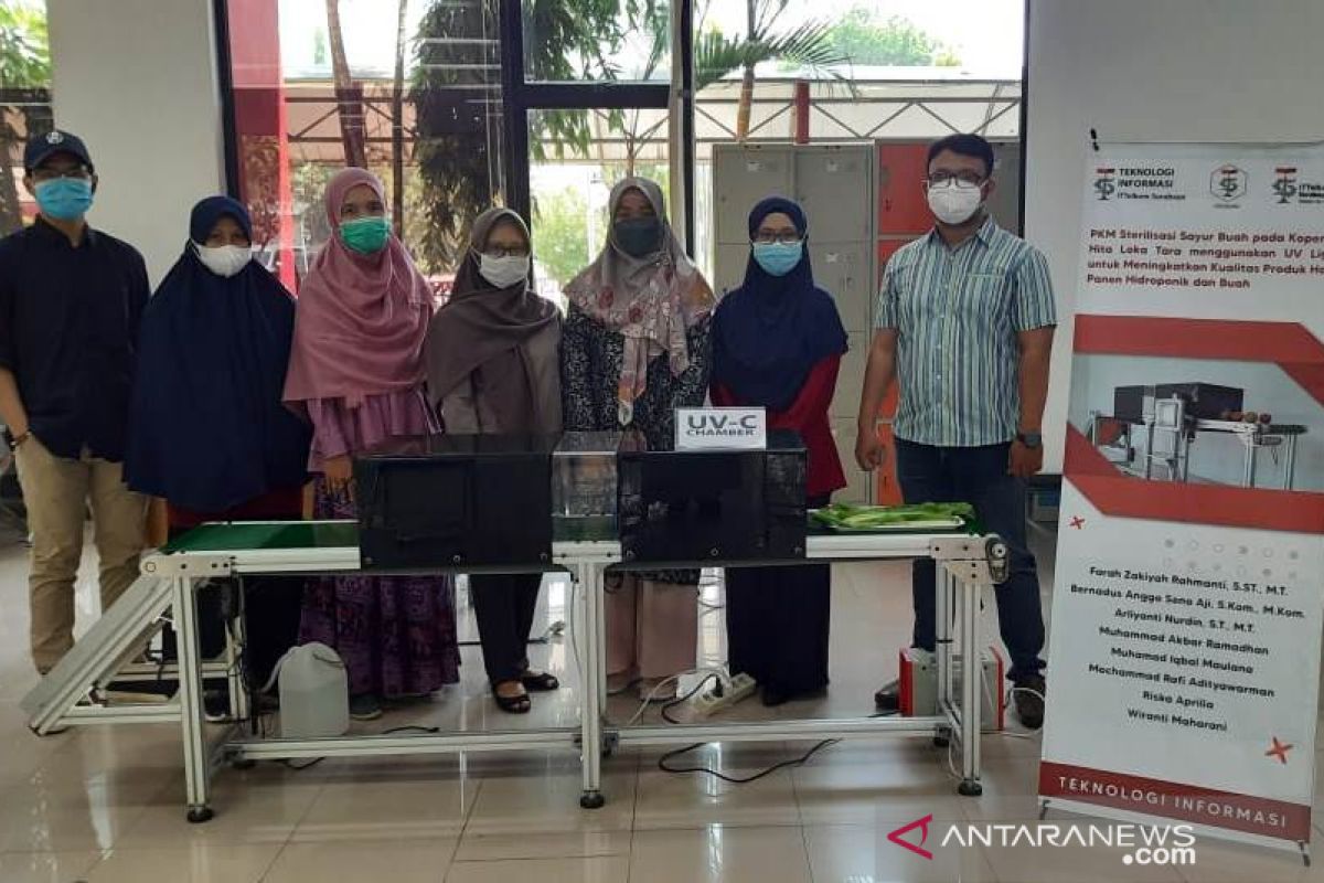 IT Telkom Surabaya kembangkan alat sterilisasi buah dan sayur