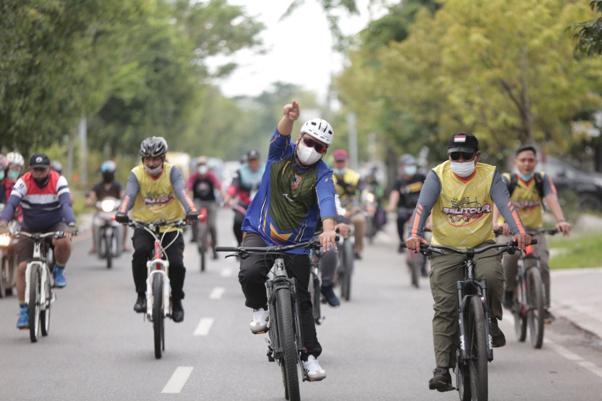 Gubernur Kalsel jadikan olahraga sepeda sebagai sarana rekatkan silaturahmi