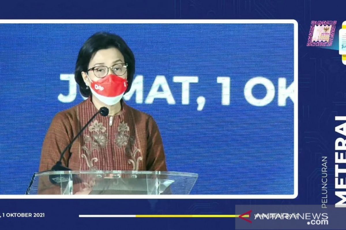 Menteri keuangan Sri Mulyani  resmi luncurkan meterai elektronik