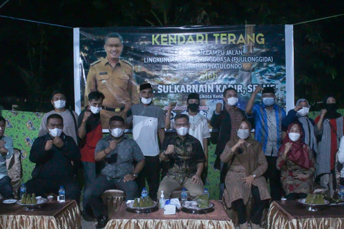 Wali Kota Kendari Launching Kendari Terang Watulondo