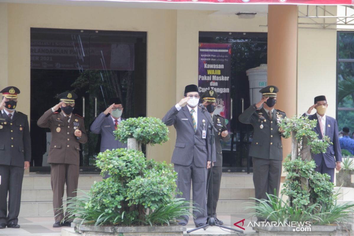 HST peringati Hari Kesaktiannya Pancasila secara sederhana namun khidmat