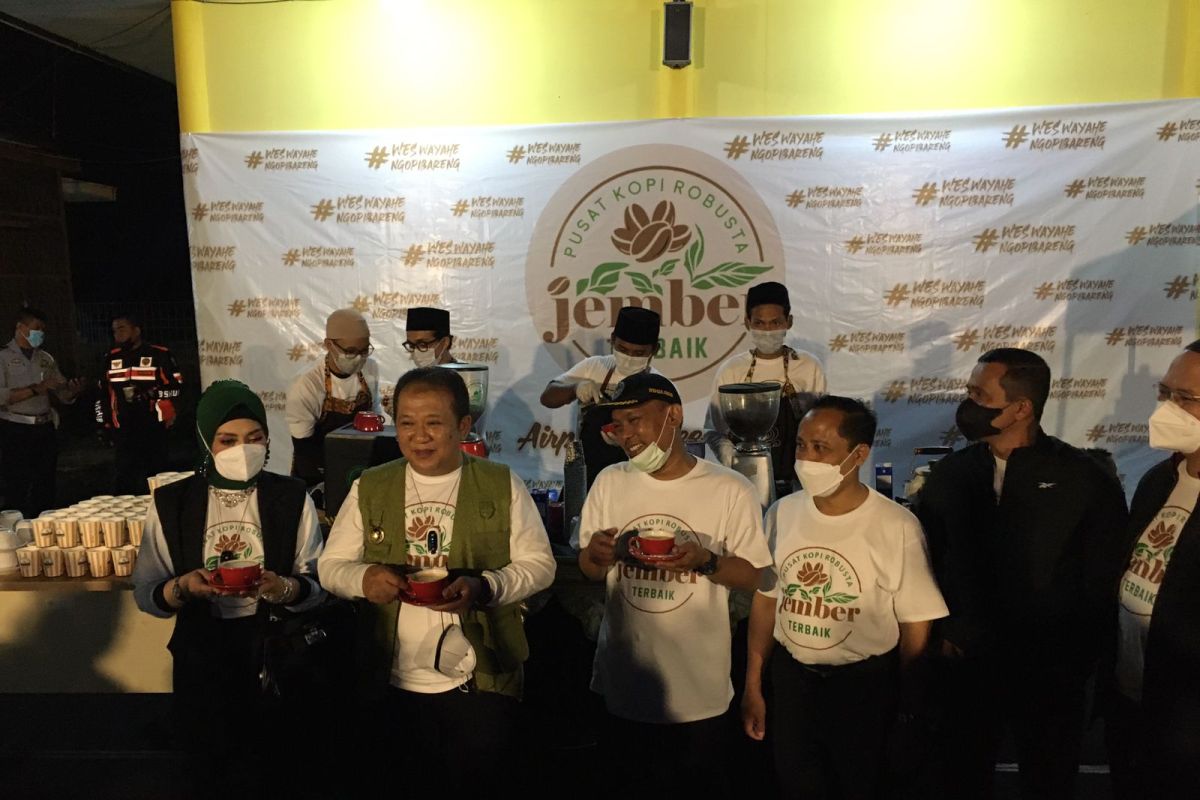 Bupati Hendy deklarasikan Jember sebagai pusat kopi robusta terbaik