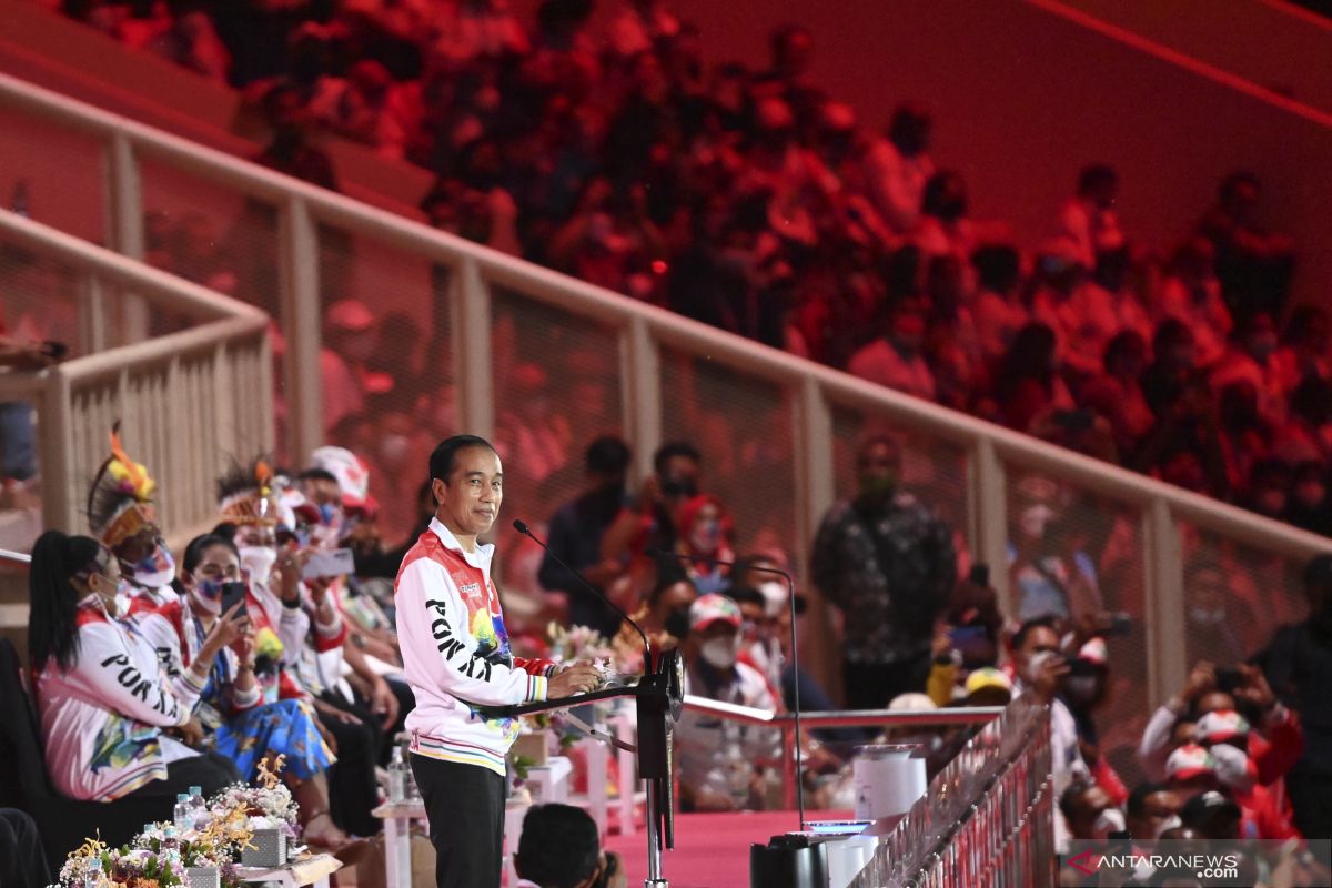 Presiden Jokowi : PON XX menggambarkan kemajuan Papua