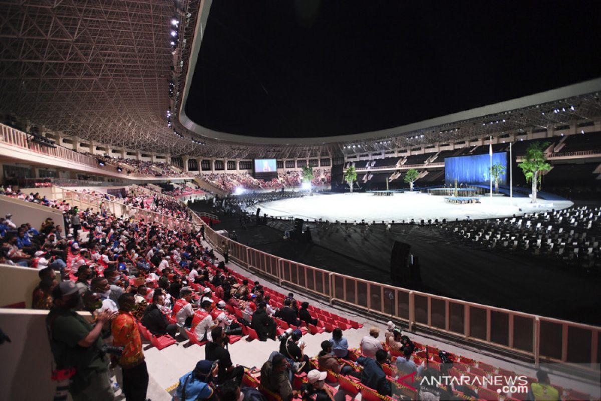 PON XX  opening ceremony in Papua starts