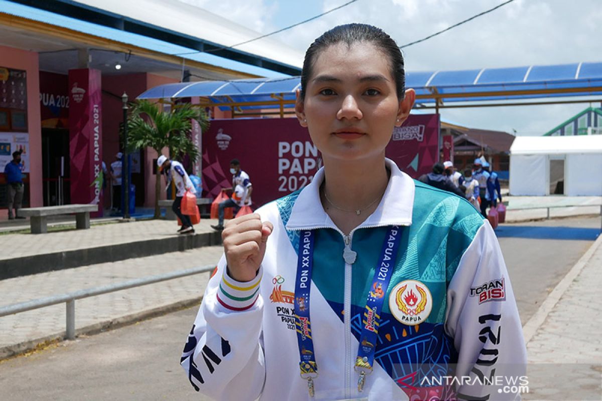 Btari Bela Swatitis dan harapannya memajukan wushu di Papua