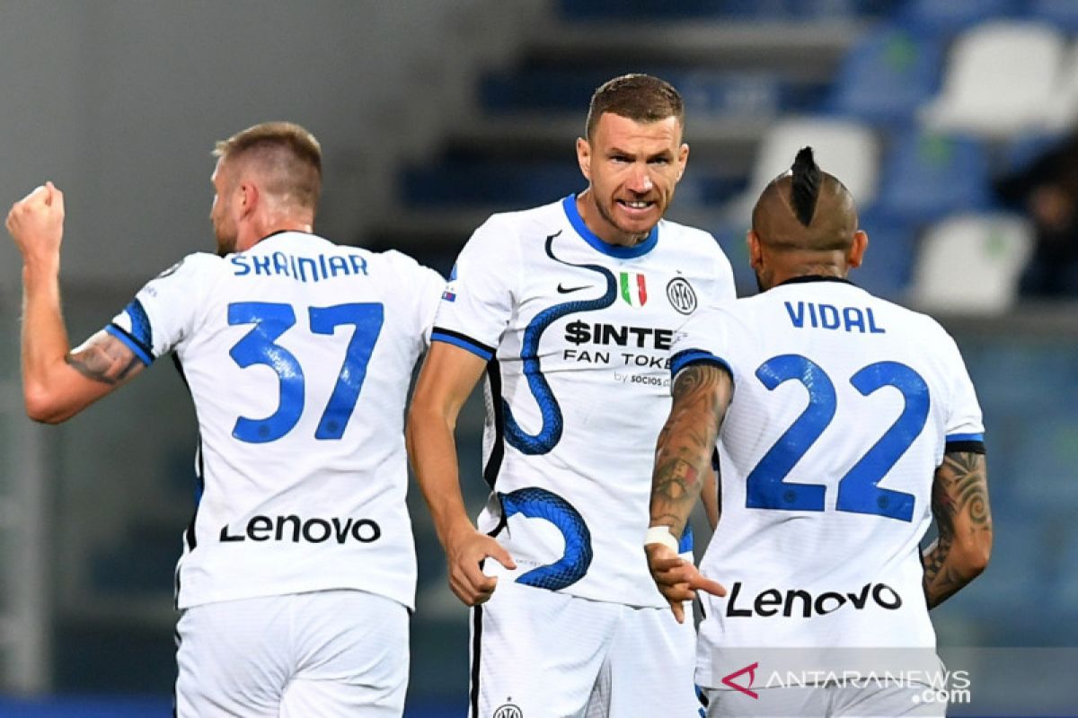 Lita Italia: Inter Milan petik tiga poin di kandang Sassuolo, menang 2-1