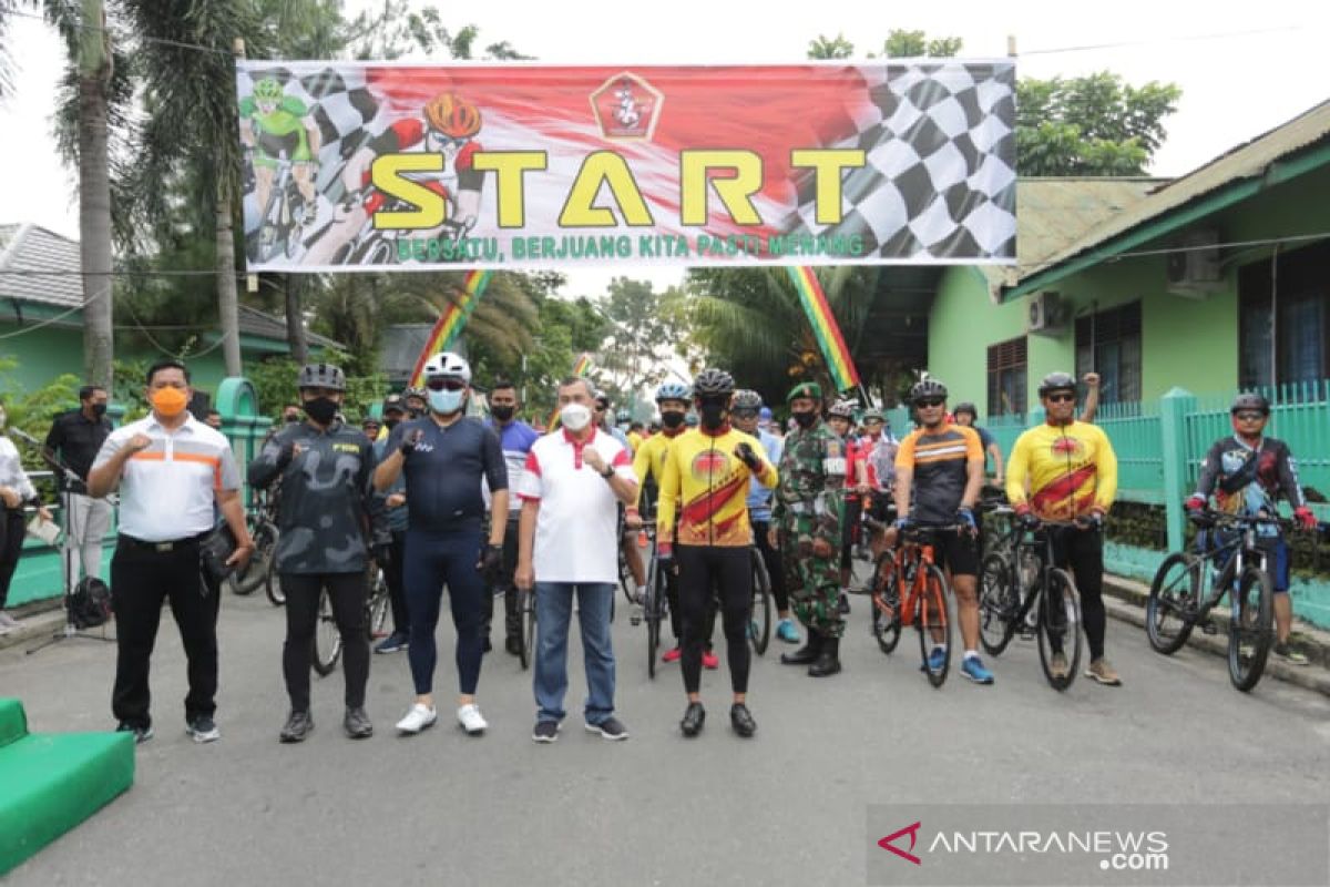 Danrem 031/WB ajak prajurit tingkatkan imunitas melalui gowes