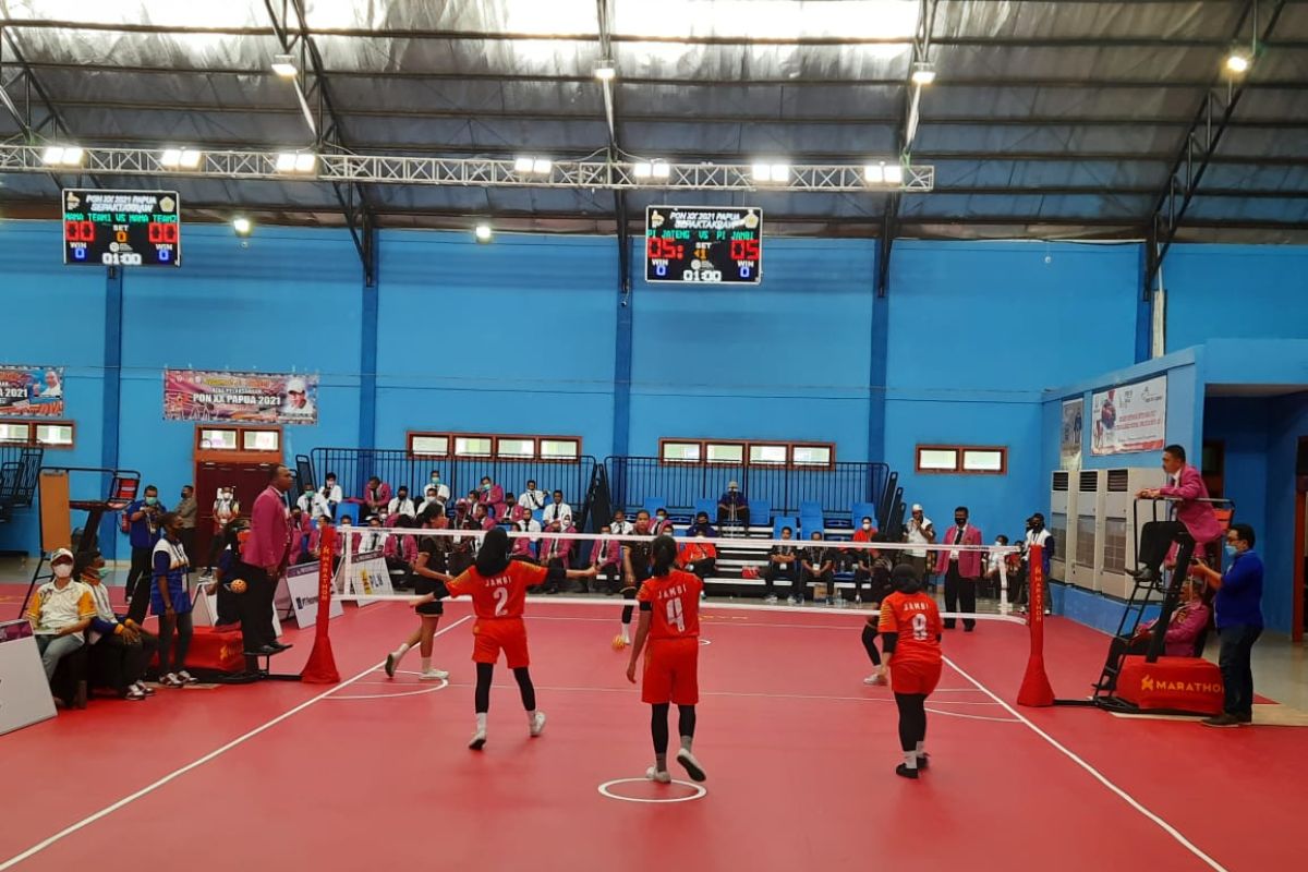 PON Papua-Tim sepak takraw Jambi sumbang perunggu di PON XX