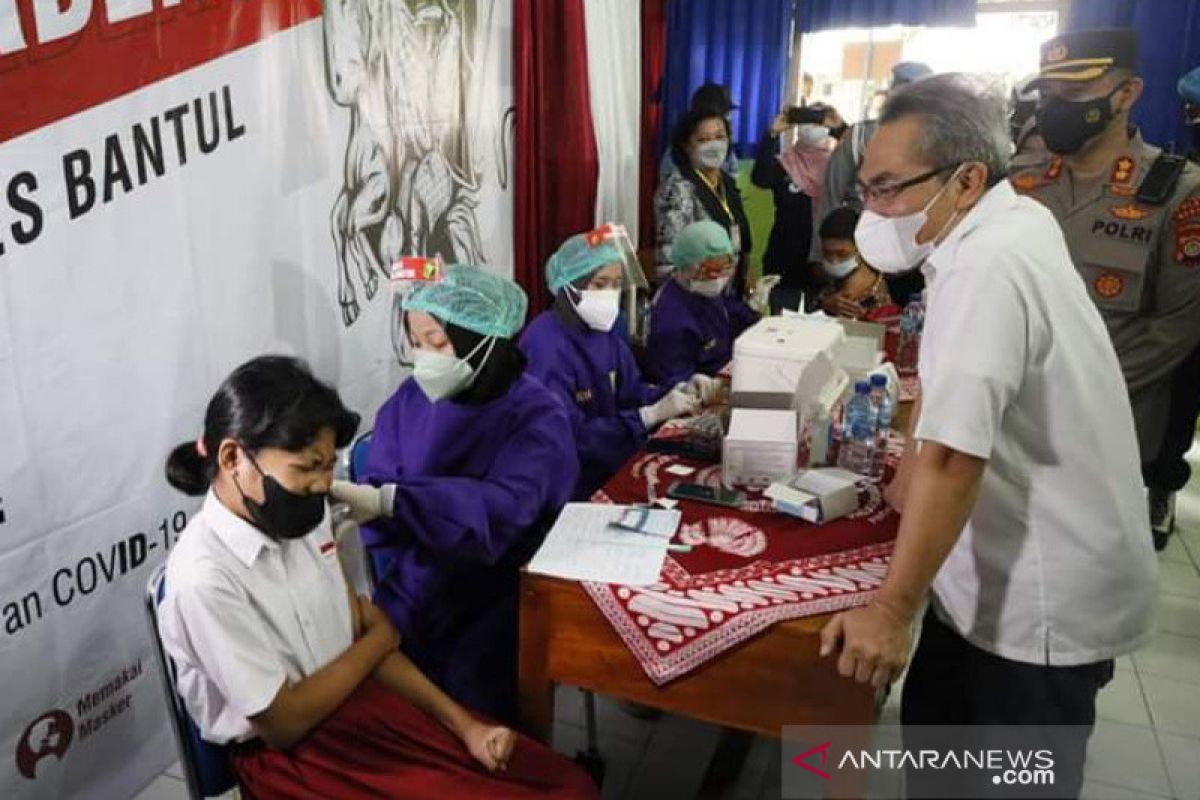 Pemkab: 5.526 pelajar SD Bantul terdata mendapatkan vaksinasi COVID-19