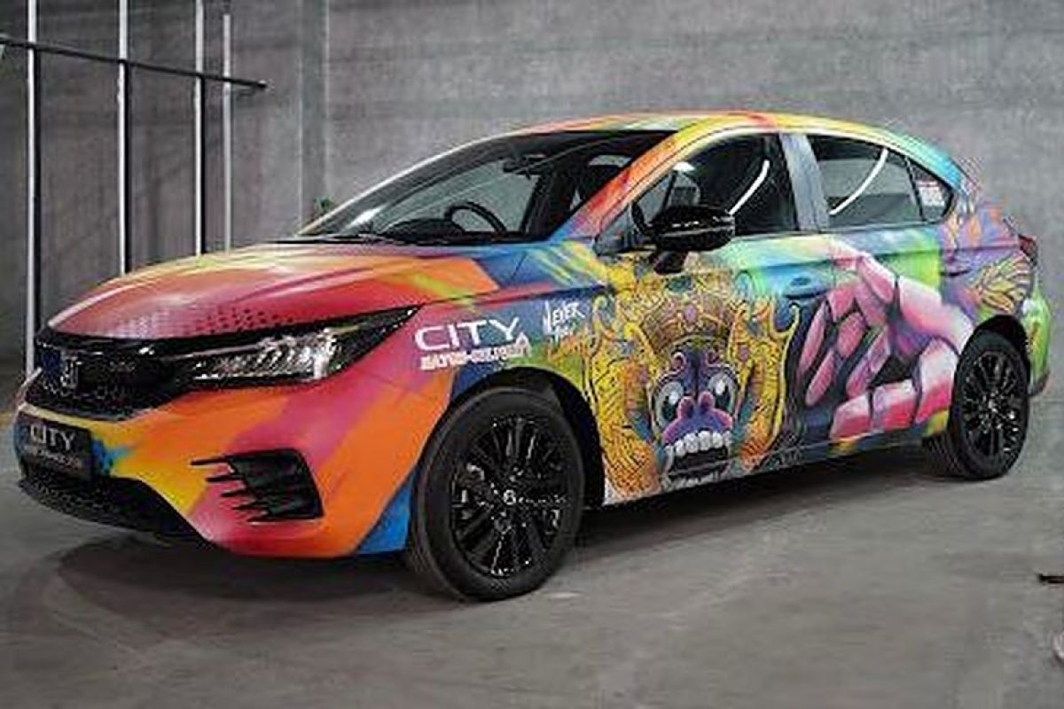 Tampilan Honda City Hatchback RS yang mejeng di IMX 2021