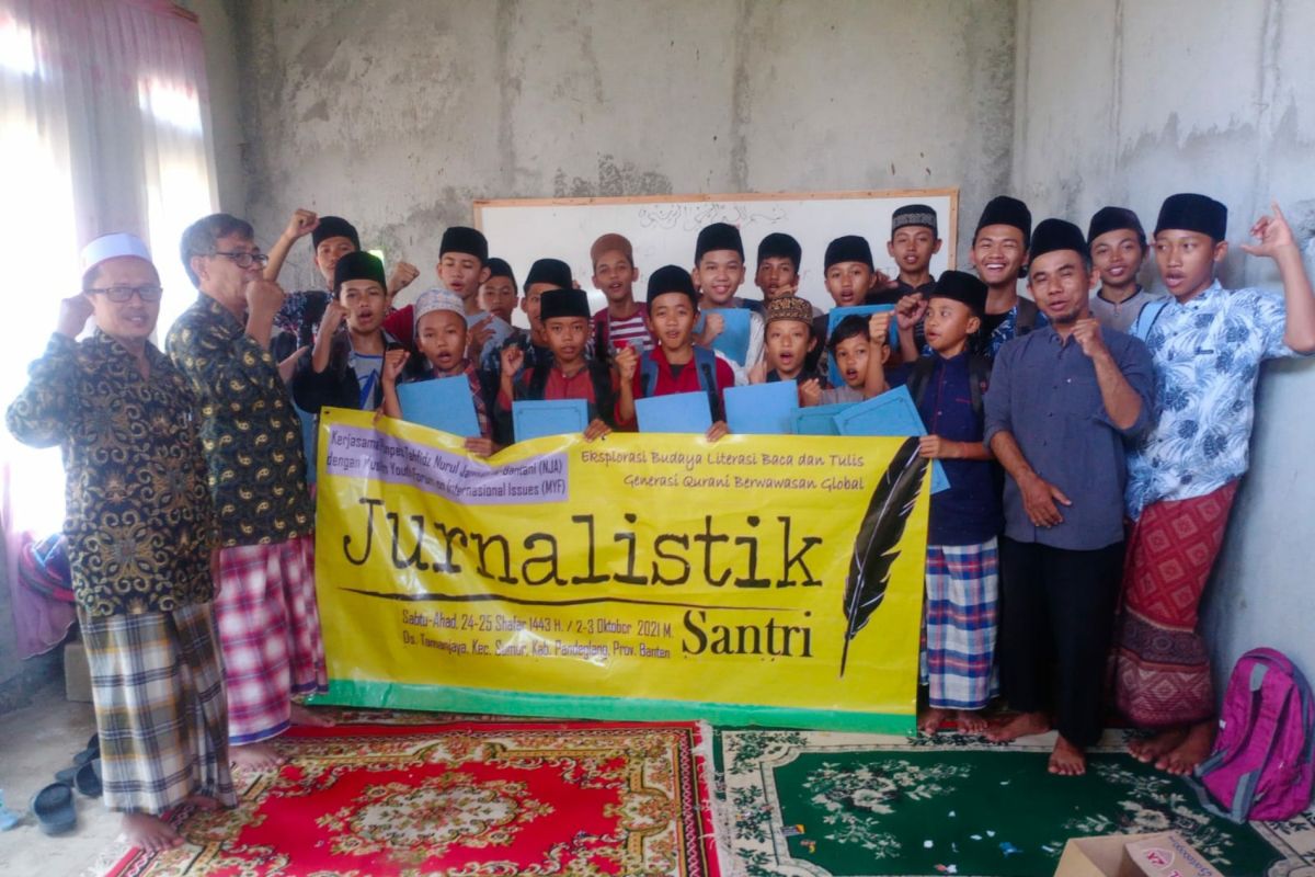 Ponpes Tahfidz Nurul Jannah Pandeglang Selenggarakan Workshop Jurnalistik Dasar