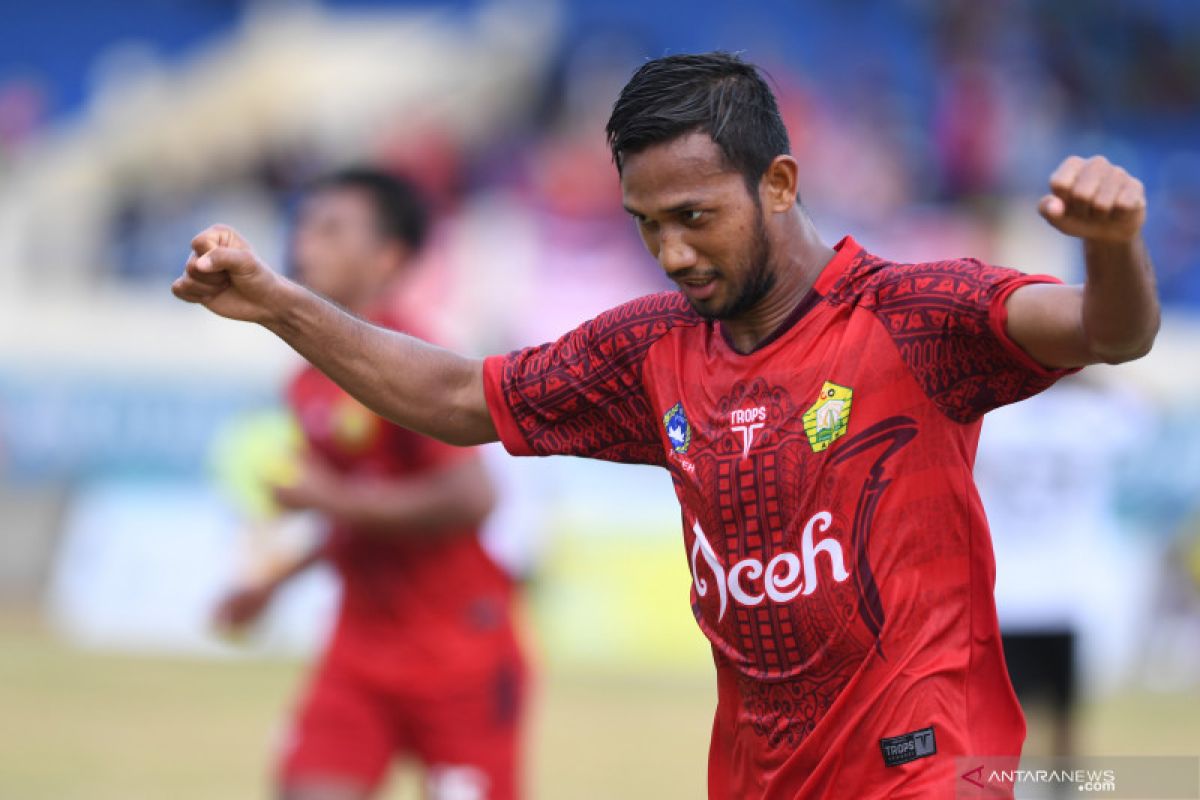 PON Papua - Penyerang Aceh puji kontribusi lini tengah saat kalahkan Sumut 2-1