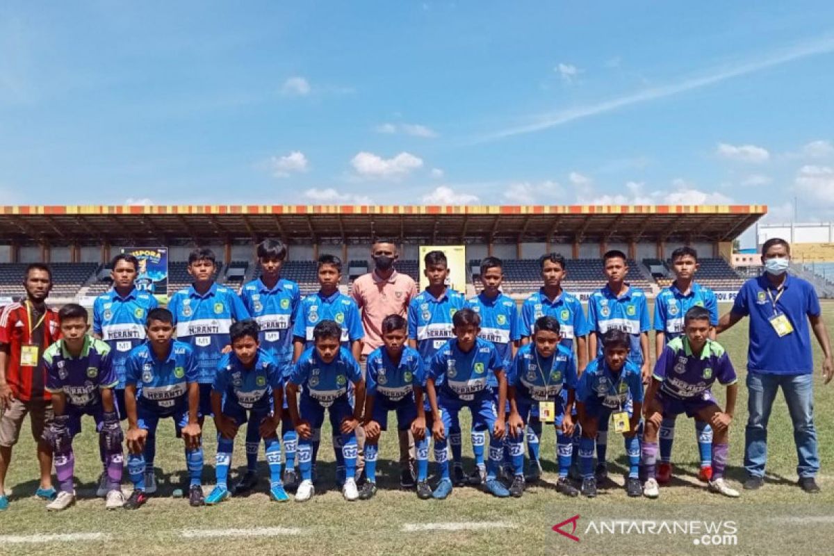 Group D Piala Gubernur, Tim U-14 Meranti unggul 3-0 lawan Rohil