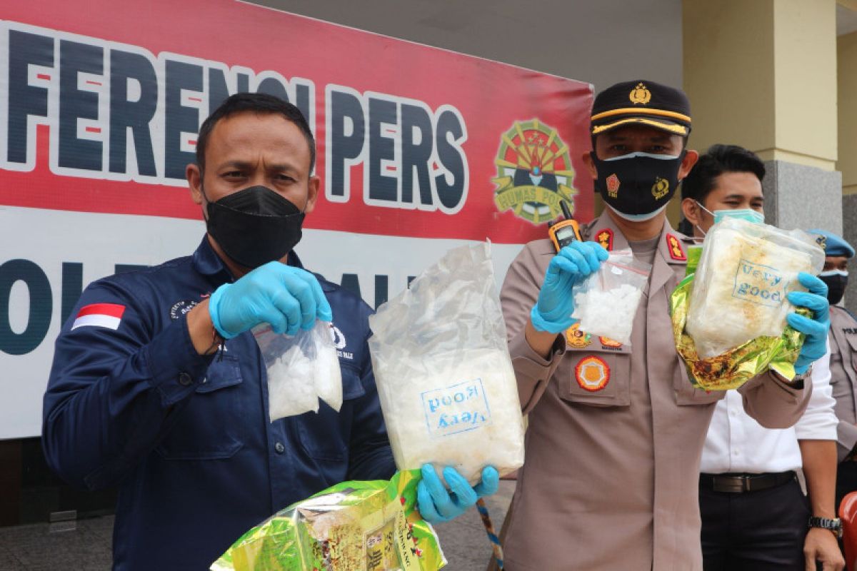 Polisi amankan dua ASN Lapas Palu  karena miliki narkoba 3,9 kg