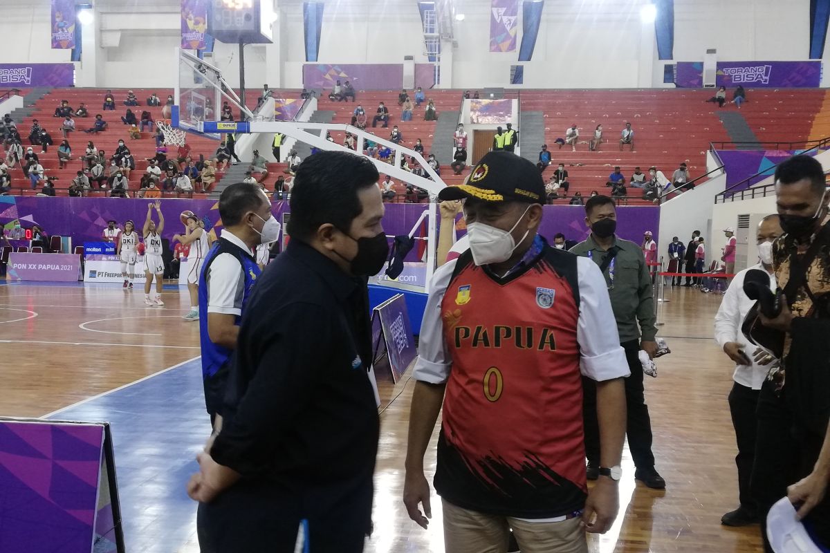 PON Papua - Menteri BUMN: maksimalkan peran BUMN bantu kembangkan olahraga