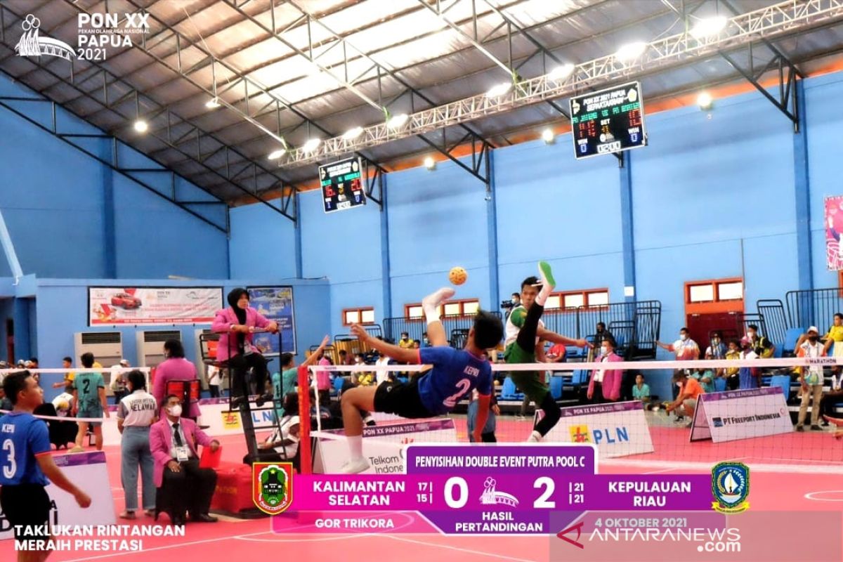 Takraw Kalsel optimis menang di double event putra PON XX Papua