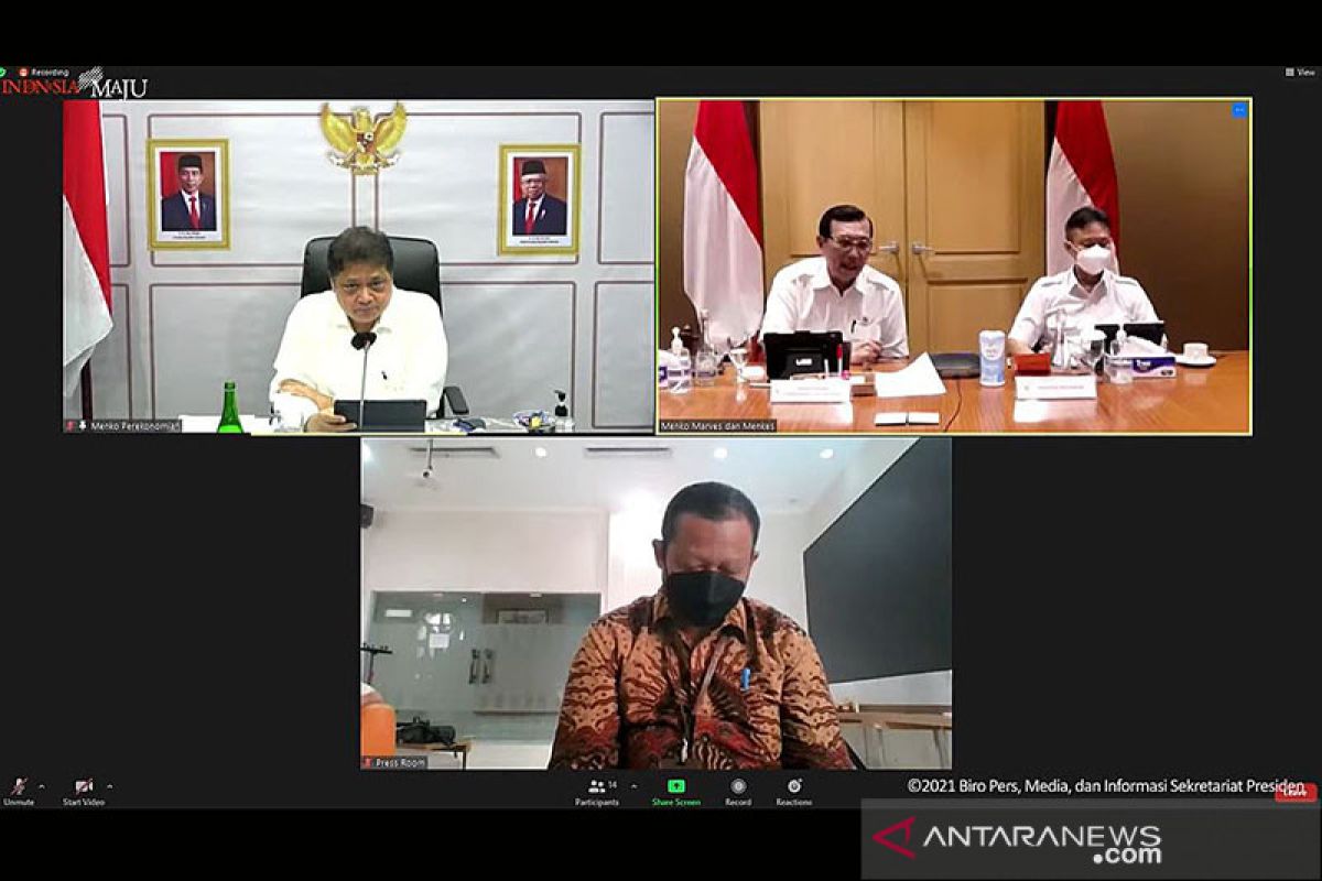 Menko Airlangga : Realisasi PEN capai 55 persen hingga 1 Oktober