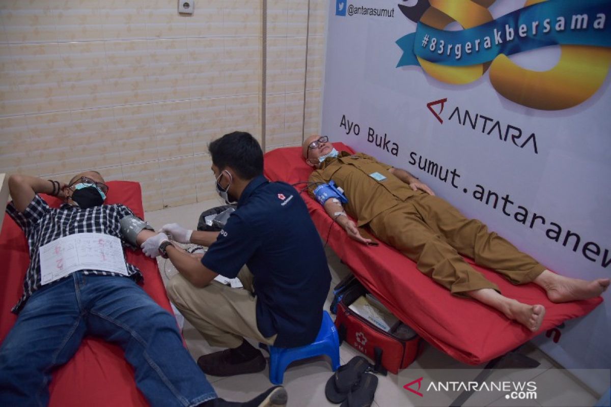 ANTARA Sumut gelar donor darah bantu kebutuhan darah di Medan