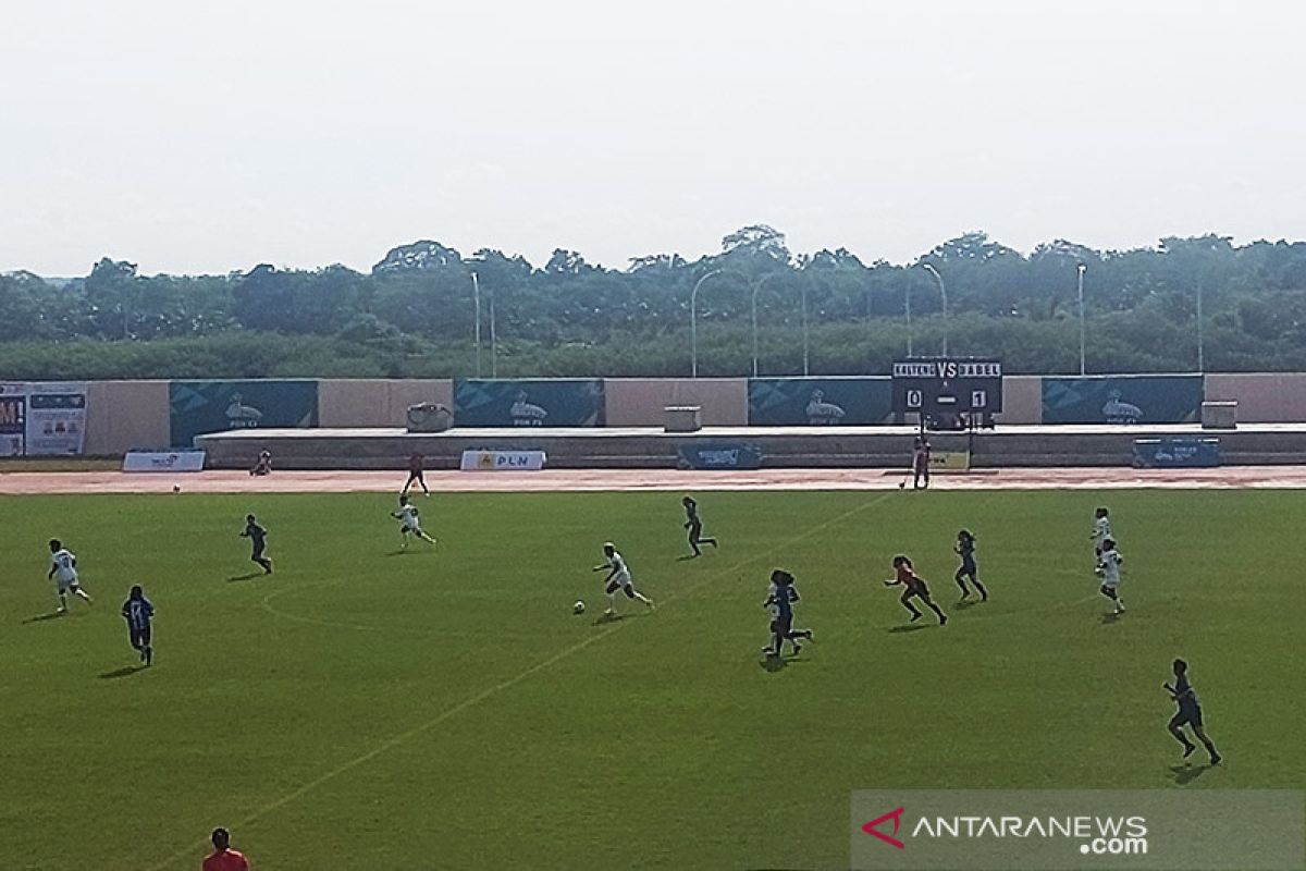 Bangka Belitung raih kemenangan perdana sepak bola putri PON XX Papua