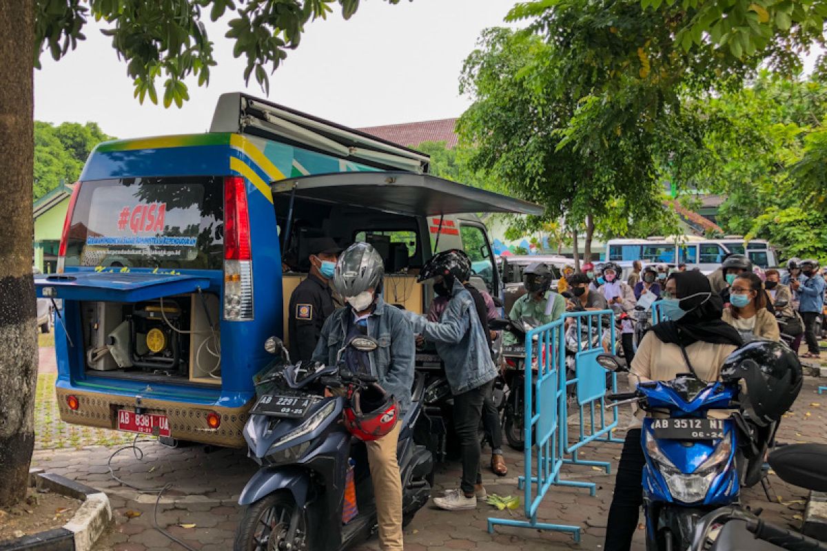 Yogyakarta mengaktifkan layanan drive thru cetak KTP-el