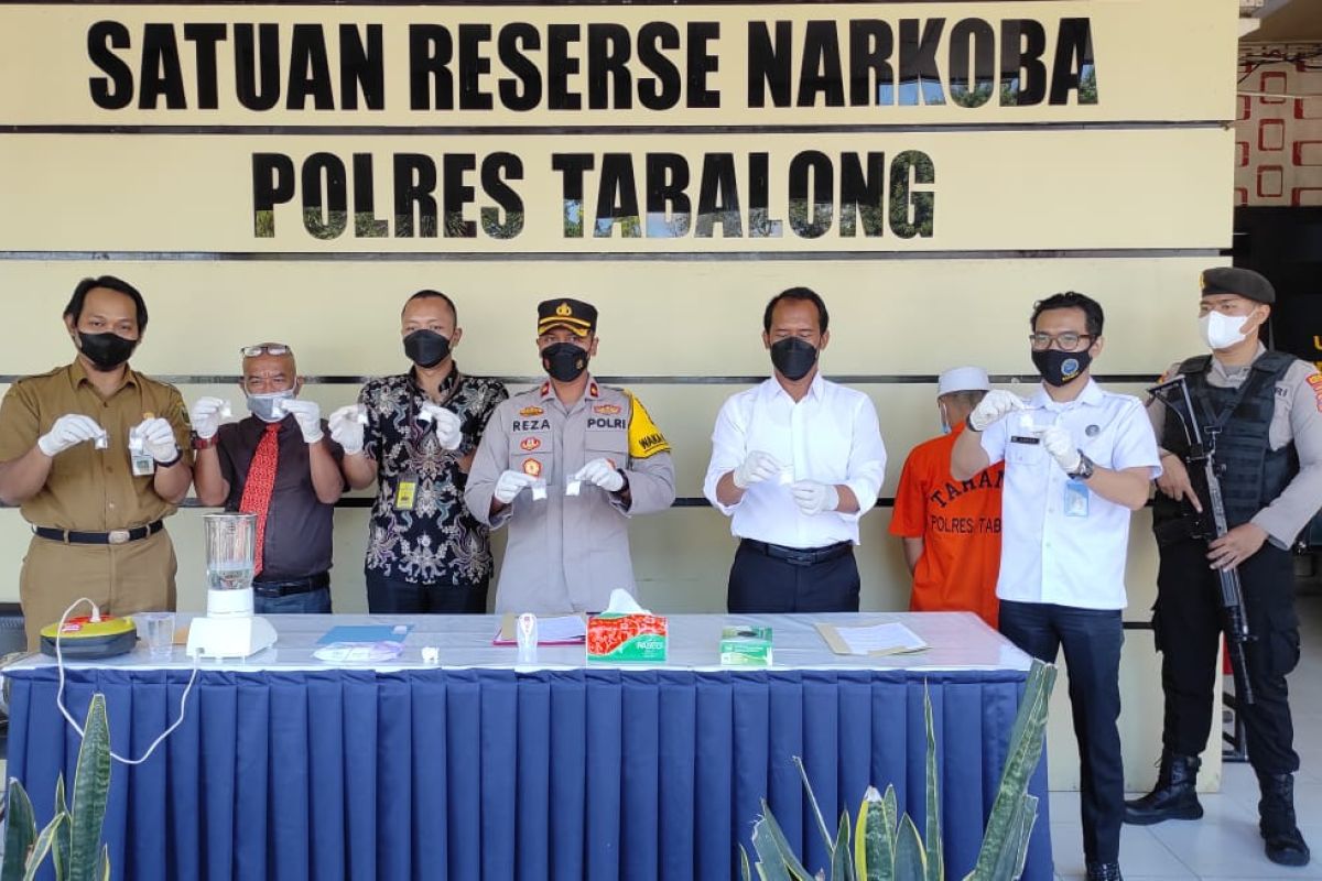 Polres Tabalong musnahkan barang bukti sabu 44,28 gram