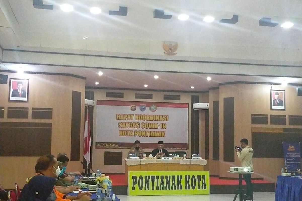 Polresta Pontianak siap bantu Pemkot Pontianak capai target vaksinasi 70 persen