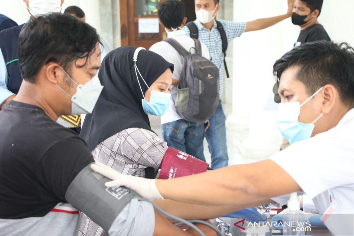 Sambut HUT Kabupaten Serang ke 495, Dinsos gelar donor darah