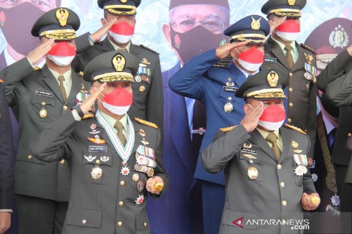 Pangdam XVII/Cenderawasih ikuti HUT TNI secara virtual