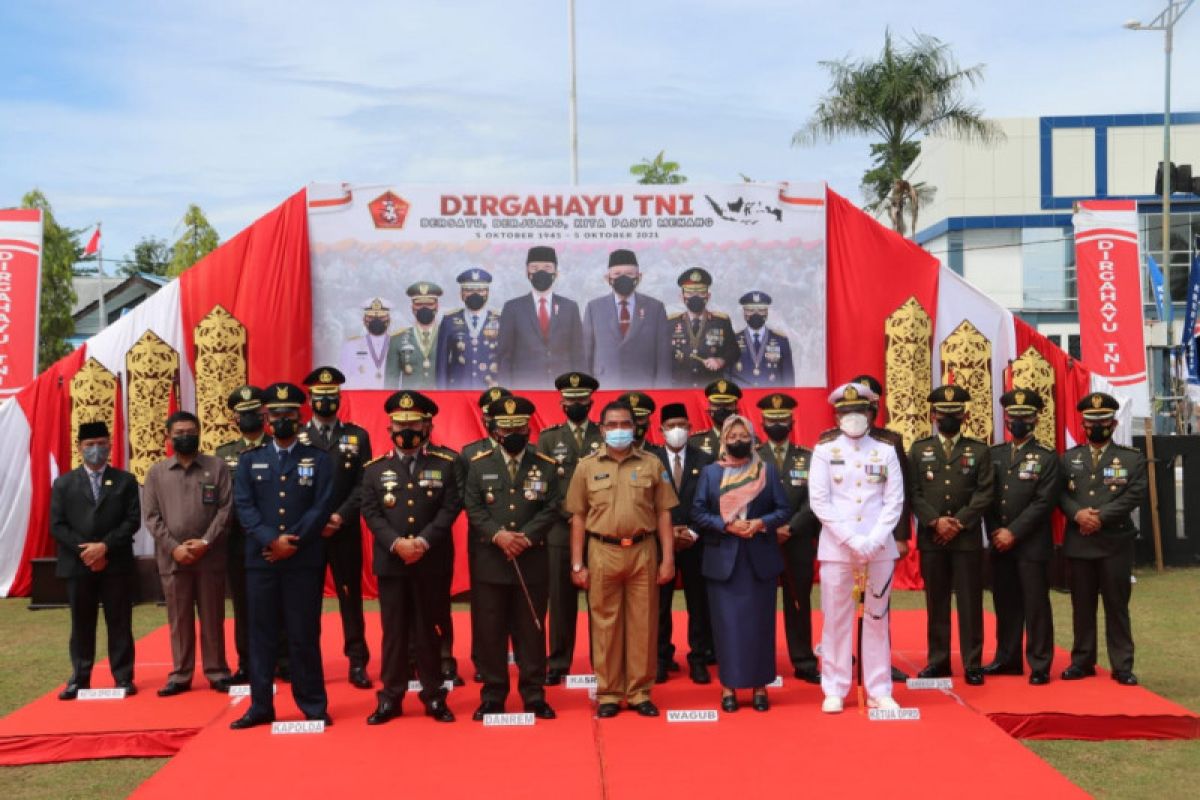 Suasana HUT TNI di Kaltara