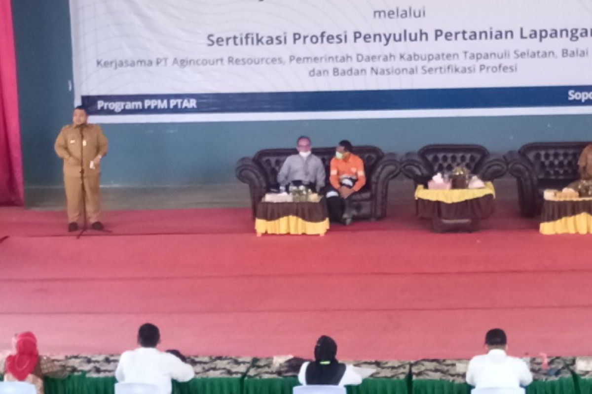 Kali pertama di Sumut, PPL Tapsel sertifikasi kompetensi