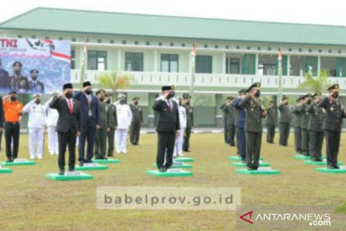 Gubernur Babel: HUT ke-76 TNI, terus bersinergi dan berkonsolidasi mengawal NKRI