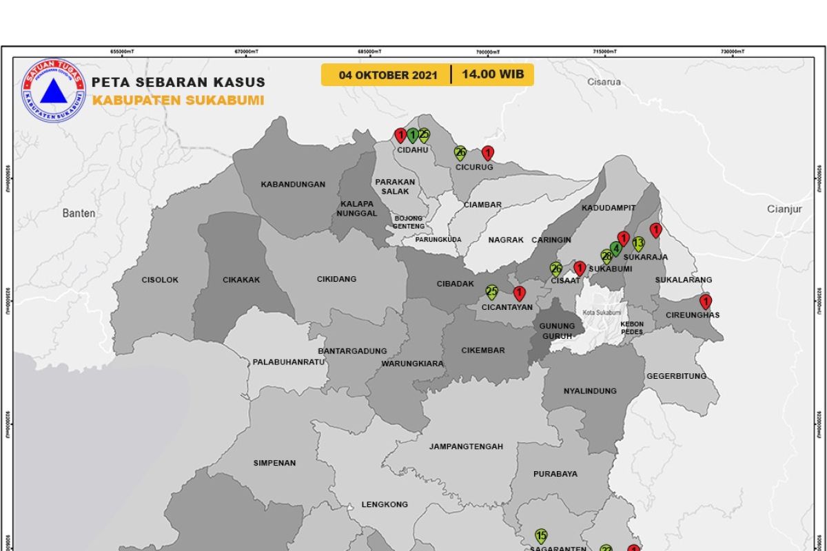 Sukabumi kembali berstatus PPKM level 3