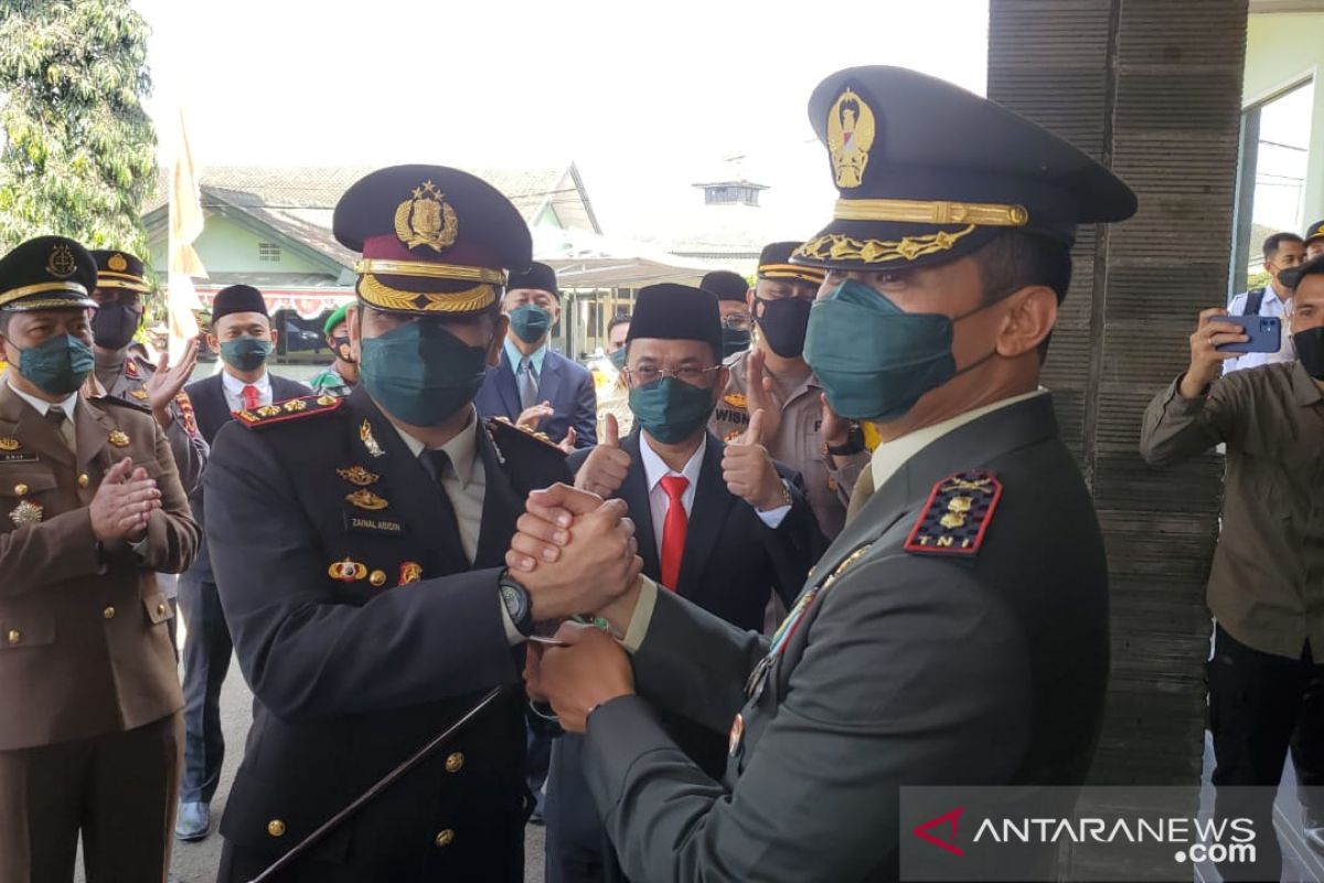 Polres Sukabumi Kota ikut rayakan HUT TNI sebagai wujud sinergitas