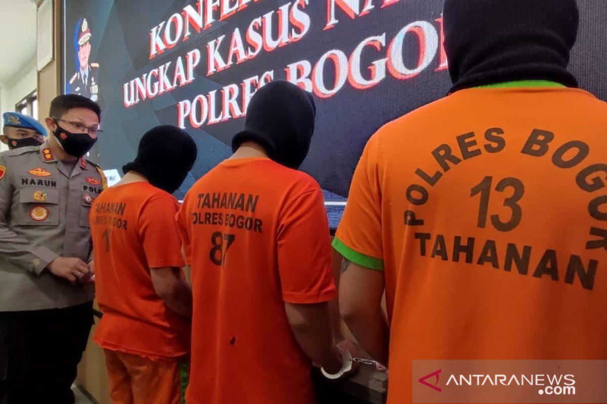 Polres Bogor bekuk tiga remaja pembuat tembakau sintetis