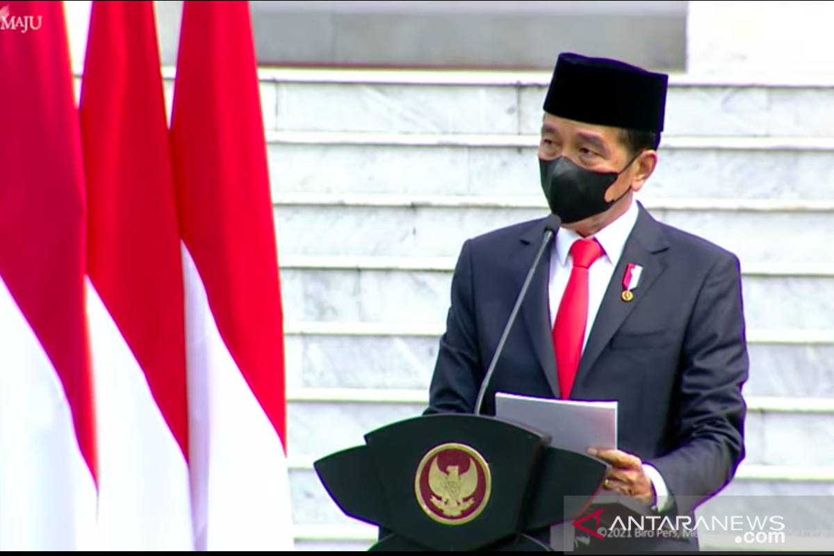 Presiden Jokowi : Keberhasilan tangani COVID-19 tak terlepas peran besar TNI