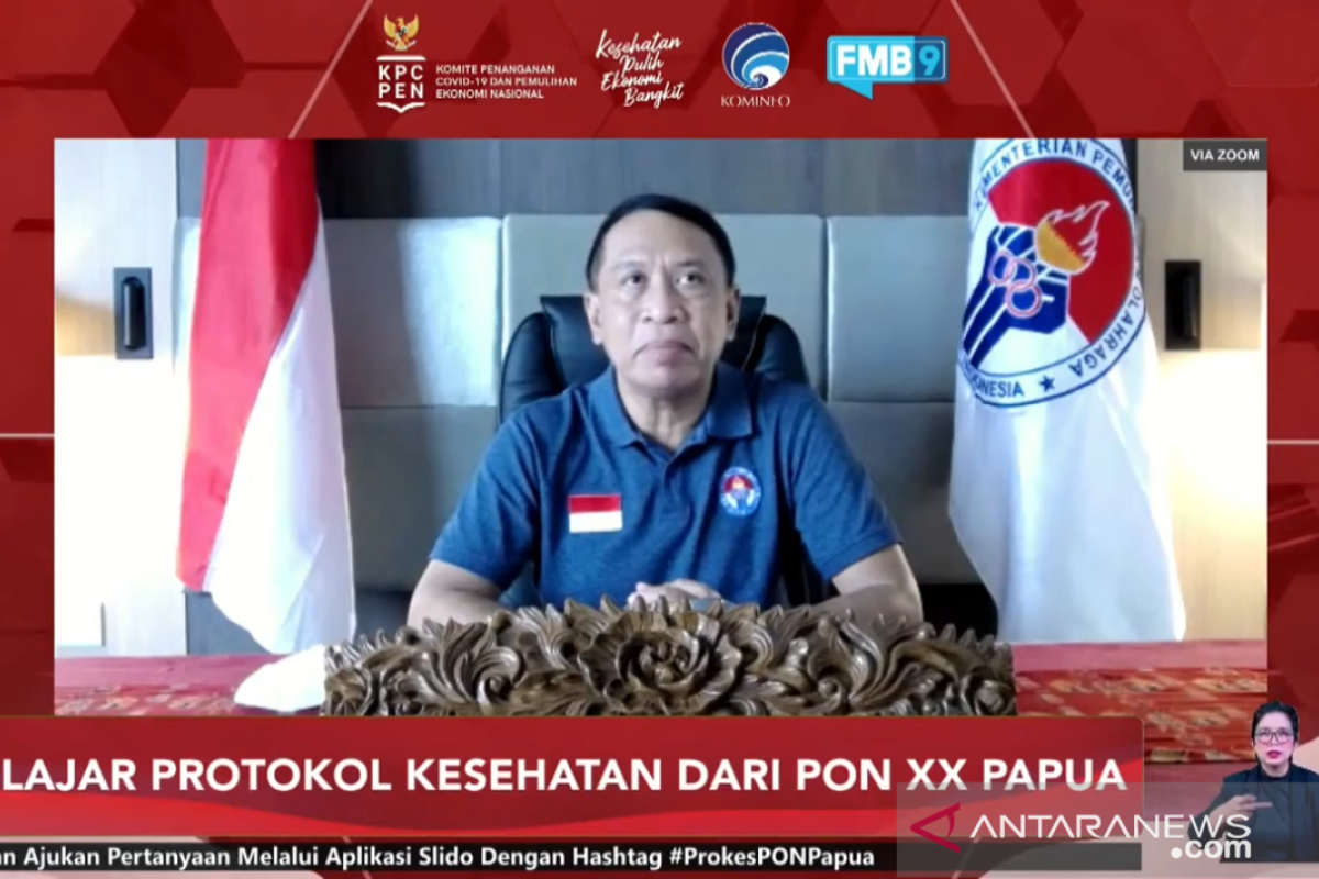 Menpora apresiasi ketaatan prokes dalam PON Papua