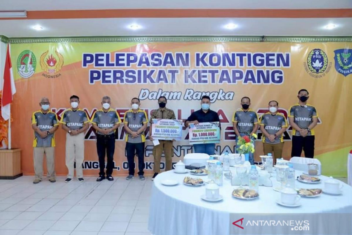 Bupati Ketapang lepas Persikat ikuti kompetisi liga 3 Zona Kalbar