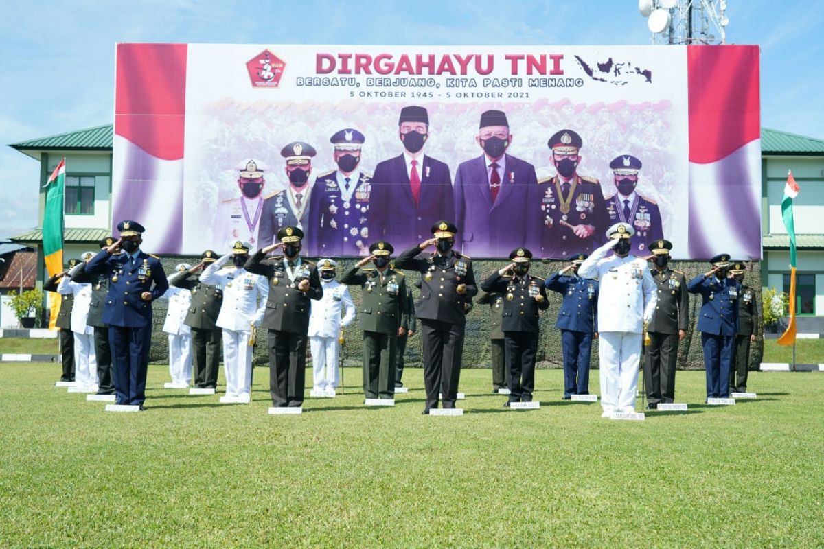 Pangdam XIII/Merdeka: Peringatan HUT TNI momentum wahana evaluasi