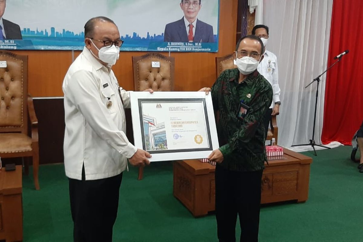 Pemkab Tabalong terima BKN Award 2021