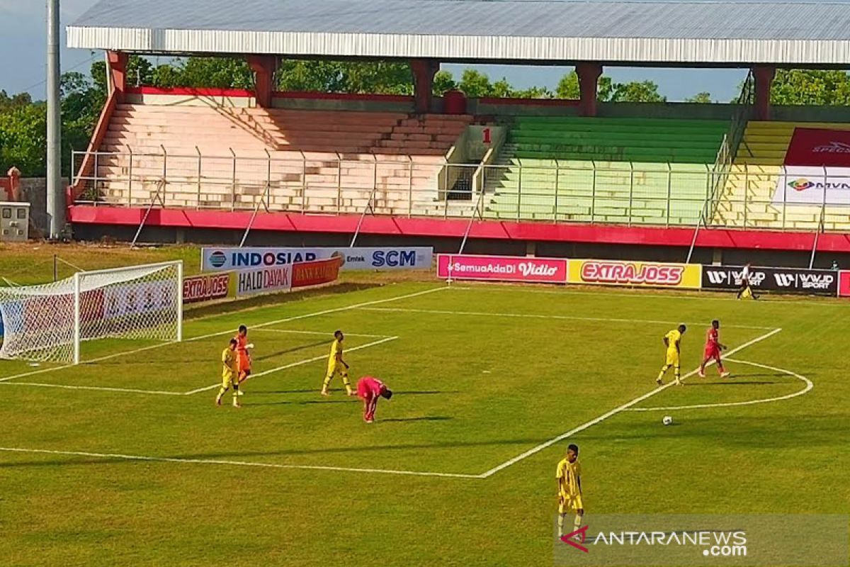 Kalteng Putra vs Persiba Balikpapan tanpa gol di babak pertama