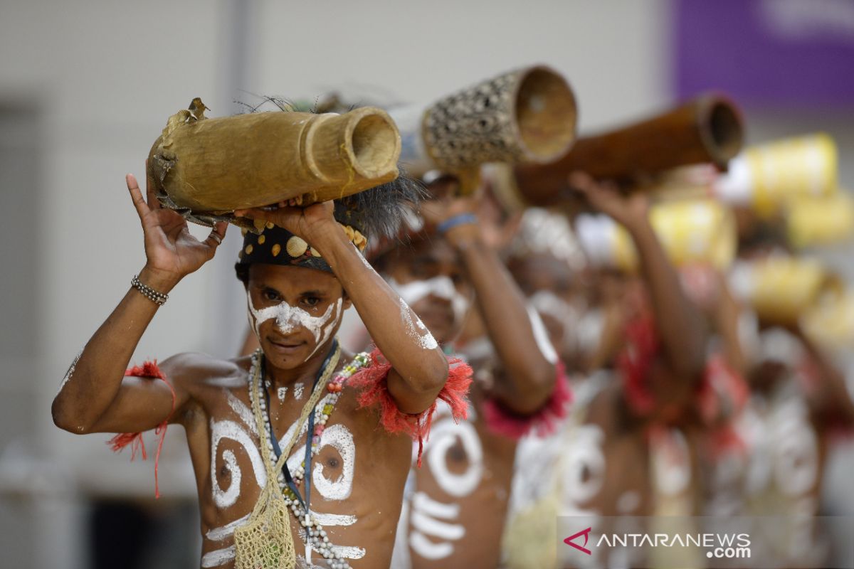 Inilah tarian Akhokoy khas Sentani yang ramaikan PON Papua