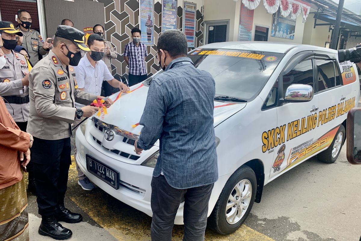 Permudah pelayanan publik, Polres Balangan luncurkan mobil SKCK Keliling