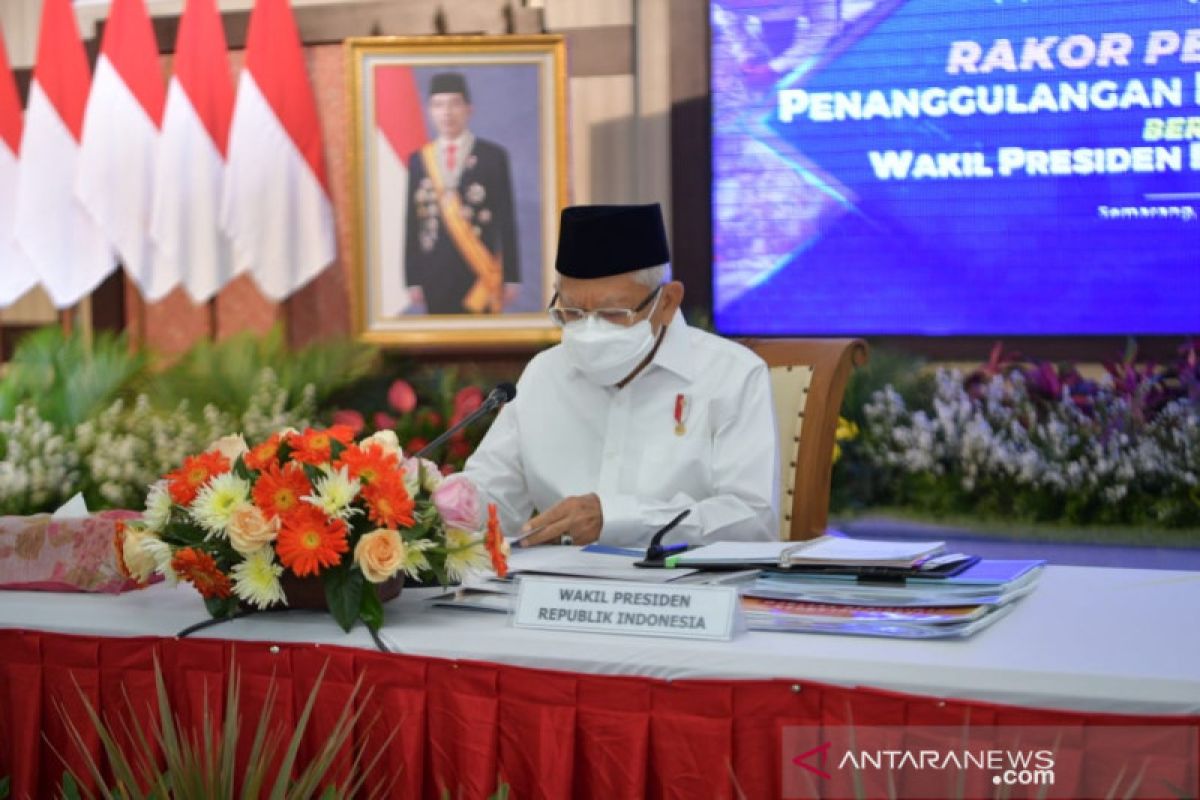 Wapres menysebut daerah kemiskinan ekstrem dapat dua tambahan bantuan