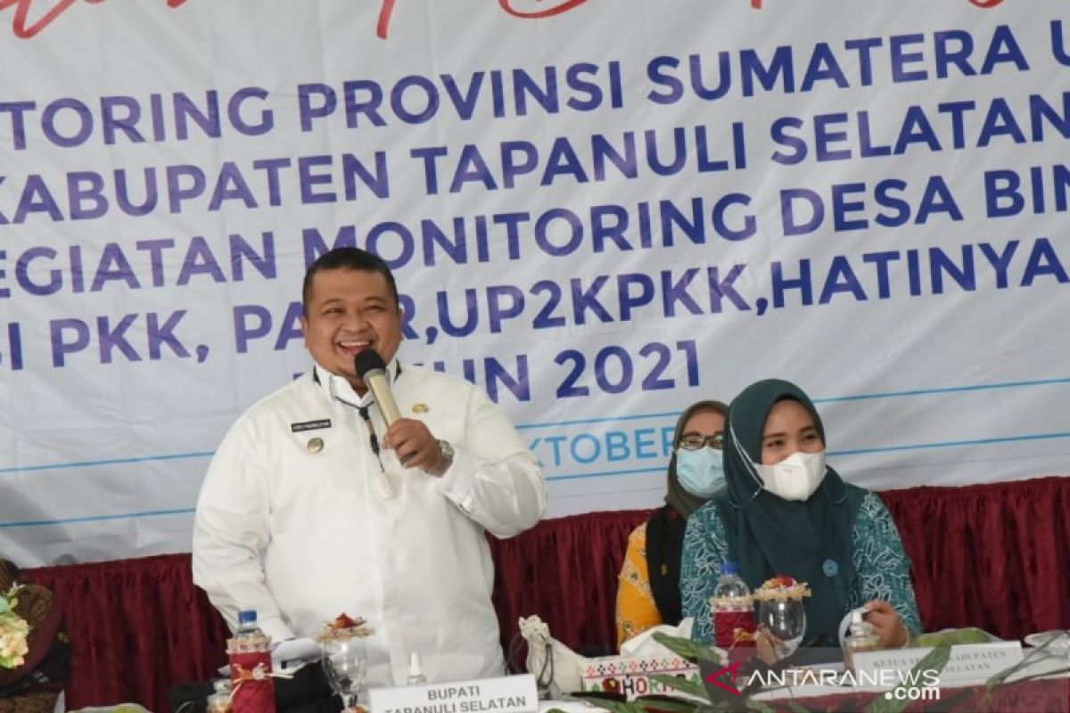 TP-PKK Sumut kunker ke Tapsel monitoring desa binaan