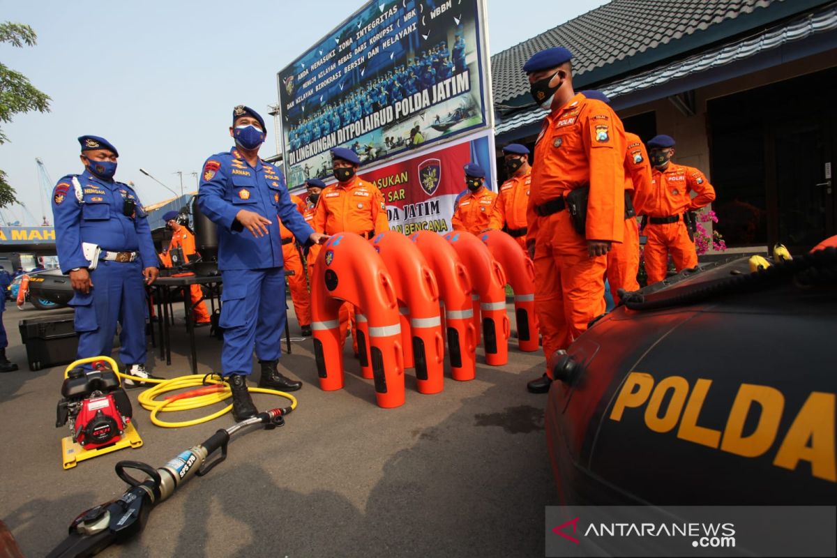 Ditpolairud Polda Jatim cek kesiapan personel antisipasi bencana jelang musim hujan